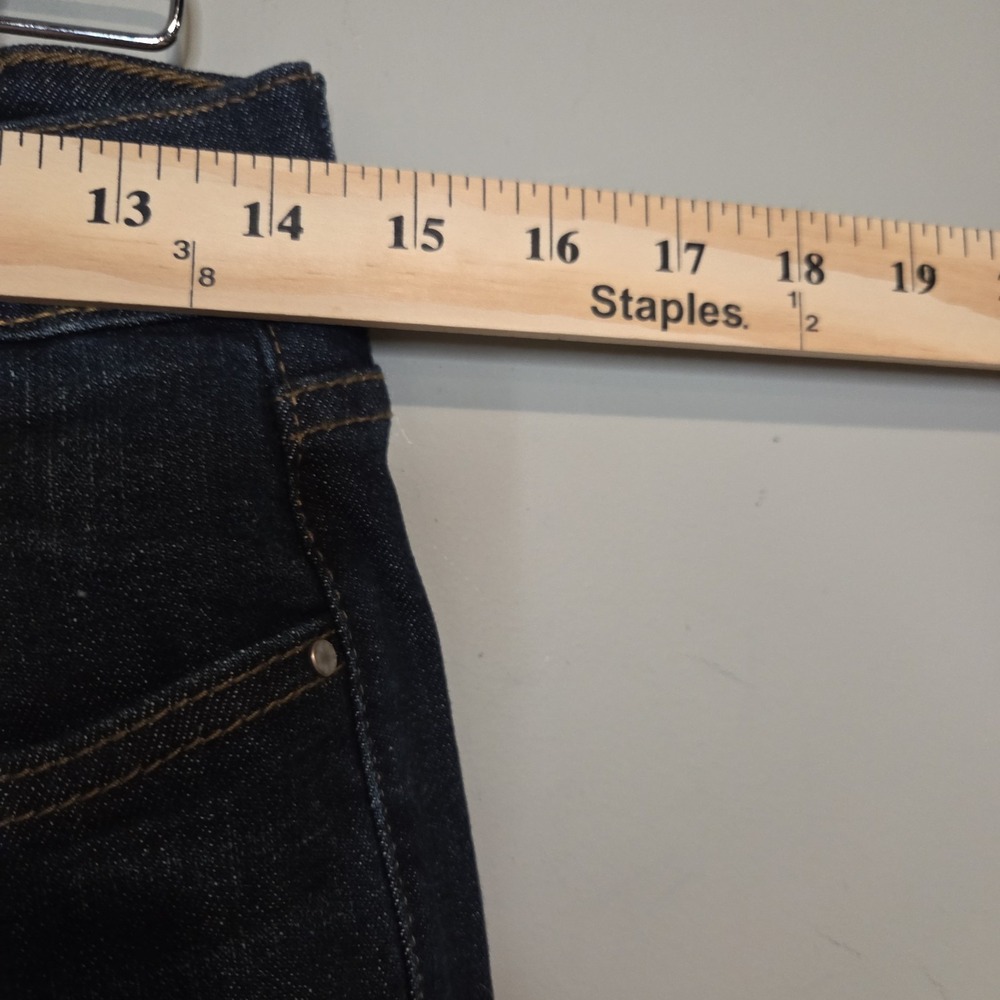 Levis 505 Straight Leg Jeans Womens‎ 4 Long Dark Wash Denim Blue NWT Mid Rise - Picture 6 of 6